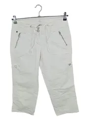 Vorschaubild 1 von CECIL Damen Caprihose Stoffhose Gr. 26 Beige Casual