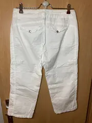 Vorschaubild 2 von CECIL Damen Caprihose Stoffhose Gr. 26 Beige Casual