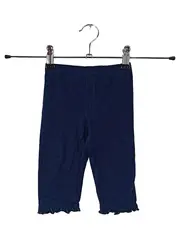 Vorschaubild 1 von Capri Leggings Mädchen Gr. 98 Blau Rüschen Baumwolle