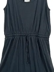 Vorschaubild 2 von Damen Freizeitkleid Gr. 42/XL Grau Meliert Trägerkleid