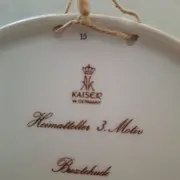 Vorschaubild 4 von Kaiser Heimatteller Buxtehude Altländer Bauernhaus Sammelteller Porzellan 24cm