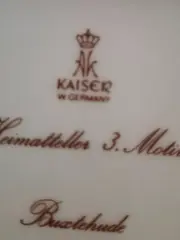 Vorschaubild 3 von Kaiser Heimatteller Buxtehude Altländer Bauernhaus Sammelteller Porzellan 24cm