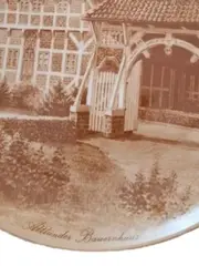 Vorschaubild 2 von Kaiser Heimatteller Buxtehude Altländer Bauernhaus Sammelteller Porzellan 24cm