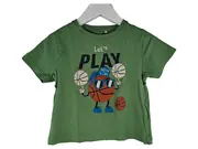 Vorschaubild 1 von Kinder T-Shirt Basketball Motiv Gr. 98 Grün Kurzarm