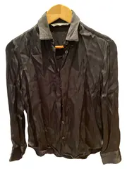 Vorschaubild 2 von Damen Bluse Hemd 34/XS Schwarz Elegant Business Polyester