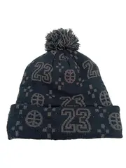 Vorschaubild 2 von Jordan Mütze Bommelmütze Schwarz 23 Muster Logo Herren Sportlich