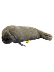 Vorschaubild 1 von Fisch Kuscheltier Natur Grau 16cm Plüschtier mit Knopf im Ohr