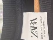 Vorschaubild 4 von Herren Pullover L Blau Casual Schriftzug Baumwolle Langarm