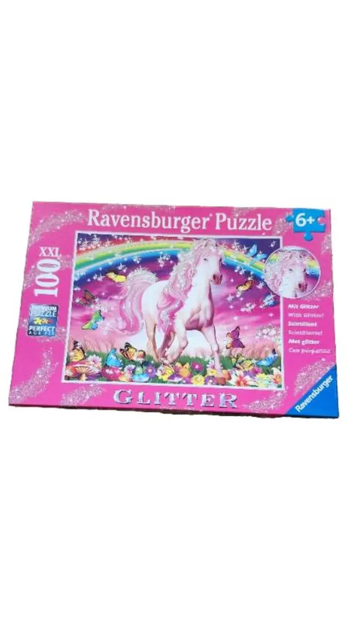 Puzzle Xxl Ravensburger- XXL-Unicornio Brillante (colec Puzzle 100 Piezas