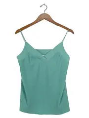 Vorschaubild 1 von Damen Top Türkis Gr. 38;M mit Trägern Strukturmuster