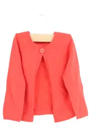 Vorschaubild 1 von Kinder Strickjacke Gr. 80 Rot Baumwolle Casual Cardigan
