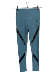 Vorschaubild 1 von Damen Sport Leggings Blau Schwarz Gr. M High Waist Fitness