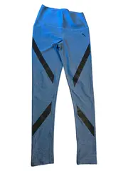 Vorschaubild 3 von Damen Sport Leggings Blau Schwarz Gr. M High Waist Fitness