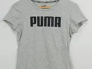 Vorschaubild 5 von Damen T-Shirt Grau Sportlich Logo Gr. 36/S Kurzarm