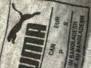 Vorschaubild 4 von Damen T-Shirt Grau Sportlich Logo Gr. 36/S Kurzarm