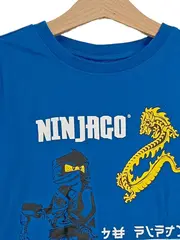 Vorschaubild 2 von Ninjago Langarmshirt Kinder Jungen Gr. 128 Blau Casual Drache