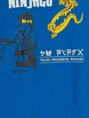 Vorschaubild 4 von Ninjago Langarmshirt Kinder Jungen Gr. 128 Blau Casual Drache
