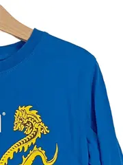 Vorschaubild 3 von Ninjago Langarmshirt Kinder Jungen Gr. 128 Blau Casual Drache