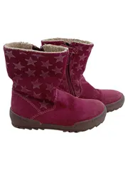 Vorschaubild 3 von Kinder Mädchen Stiefelette Gr. 27 Pink Sterne Wildleder Winter
