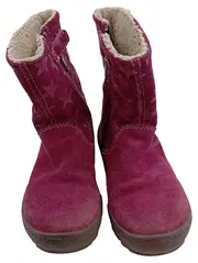 Vorschaubild 2 von Kinder Mädchen Stiefelette Gr. 27 Pink Sterne Wildleder Winter