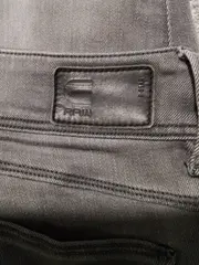 Vorschaubild 6 von Skinny Jeans Damen Grau W32/L30 Stretch Baumwolle Casual