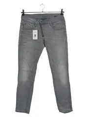 Vorschaubild 1 von Skinny Jeans Damen Grau W32/L30 Stretch Baumwolle Casual