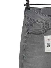 Vorschaubild 4 von Skinny Jeans Damen Grau W32/L30 Stretch Baumwolle Casual