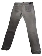 Vorschaubild 2 von Skinny Jeans Damen Grau W32/L30 Stretch Baumwolle Casual