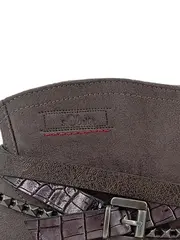 Vorschaubild 2 von Damen Stiefelette Gr. 39 Grau Nieten Absatz Ankle Boot