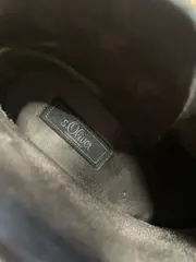 Vorschaubild 4 von Damen Stiefelette Gr. 39 Grau Nieten Absatz Ankle Boot