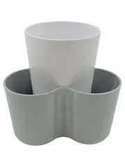 Vorschaubild 1 von Besteckkasten Grau Kunststoff Besteckhalter Küchenutensilien