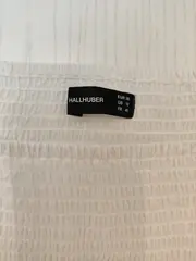 Vorschaubild 4 von Bluse Damen 38 Weiß Feminin mit Raffungen Puffärmel