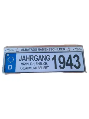 ALBATROS Blechschild