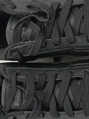 Vorschaubild 5 von Sneaker Low Herren Schwarz Gr. 41 Leder-Optik Schnürschuh