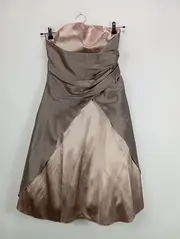 Vorschaubild 2 von Damen Abendkleid Gr. 38 M Elegant Braun Festlich Party