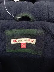 Vorschaubild 3 von Kinder Steppjacke Gr. 74 Grün Kariert Vintage Kapuze Wolle