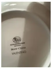 Vorschaubild 2 von Valentino Suppenteller Porzellan Weiß Geometrisch 21 cm