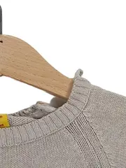 Vorschaubild 3 von Kinder Pullover Gr. 80 Beige mit Teddy Applikation