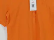 Vorschaubild 2 von Damen Poloshirt Klassisch Orange Gr. 40 L Baumwolle Freizeit