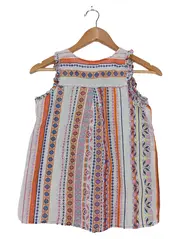 Vorschaubild 2 von Kinder Sommerkleid Gr. 164 Mehrfarbig Bohemian Ethno Muster Mädchen