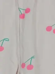 Vorschaubild 3 von Capri Leggings Kinder Mädchen Kirschmuster Rosa Gr. 98 Baumwolle