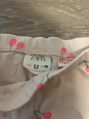 Vorschaubild 5 von Capri Leggings Kinder Mädchen Kirschmuster Rosa Gr. 98 Baumwolle