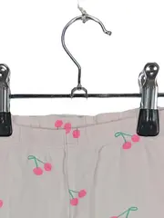 Vorschaubild 2 von Capri Leggings Kinder Mädchen Kirschmuster Rosa Gr. 98 Baumwolle