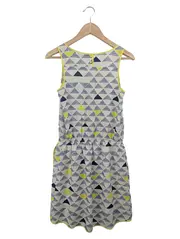 Vorschaubild 2 von Damen Seiden Freizeitkleid Gr. 34;XS Mehrfarbig Geometrisch