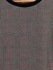 Vorschaubild 2 von Pullover Damen Kariert Mehrfarbig 3/4 Arm Gr. 42 XL