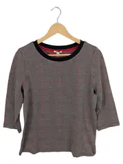 Vorschaubild 1 von Pullover Damen Kariert Mehrfarbig 3/4 Arm Gr. 42 XL