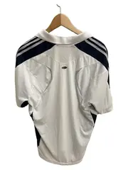 Vorschaubild 2 von Poloshirt Herren XL Weiß Blau Sport Funktionsshirt 3-Streifen