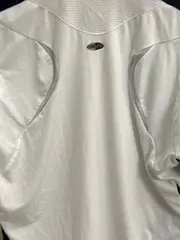 Vorschaubild 4 von Poloshirt Herren XL Weiß Blau Sport Funktionsshirt 3-Streifen