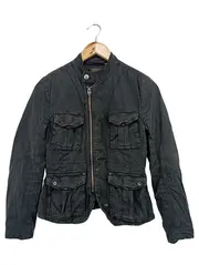 Vorschaubild 1 von Damen Jeansjacke Schwarz Gr. 34/XS Streetwear Military Vintage