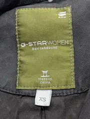 Vorschaubild 3 von Damen Jeansjacke Schwarz Gr. 34/XS Streetwear Military Vintage